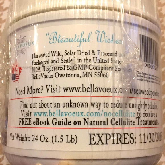 ⭐️ HOST PICK! ⭐️ NWT. BellaVoeux Seaweed Powder for cellulite reduction. - Picture 3 of 5